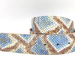 Schlange (Blau-beige glänzend)